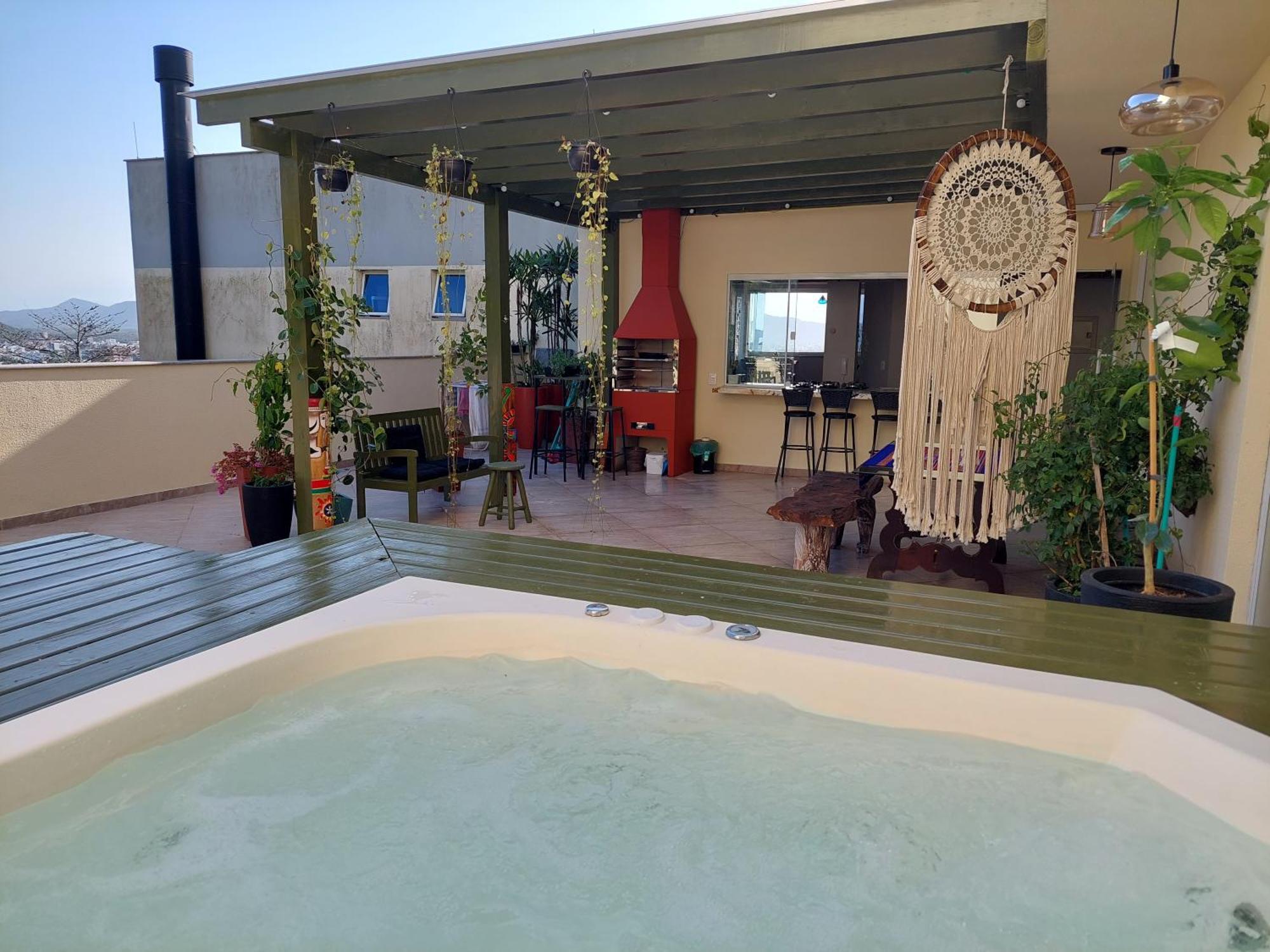 Ferienwohnung Jurere Cobertura 400M Do Mar Vista Linda Florianópolis Exterior foto