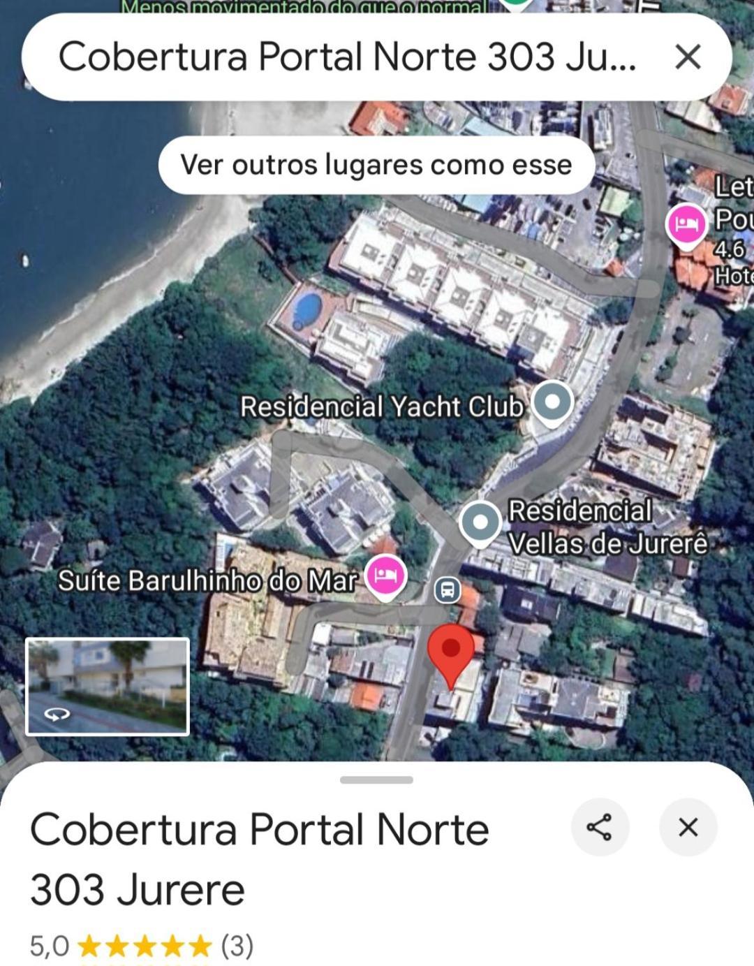 Ferienwohnung Jurere Cobertura 400M Do Mar Vista Linda Florianópolis Exterior foto